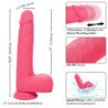 CALEXOTICS - VIBRADOR REALISTA STUDS 10 VIBRACIONES ROSA