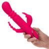 CALEXOTICS - VIBRADOR TRIPLE CON CALENTAMIENTO JACK FANTASY ROSA CONEJO