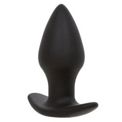 CALEXOTICS - TAPÓN ANAL PERFECTO ROCK BOTTOM 10 VIBRACIONES SILICONA NEGRA