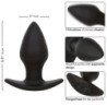 CALEXOTICS - TAPÓN ANAL PERFECTO ROCK BOTTOM 10 VIBRACIONES SILICONA NEGRA