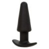 CALEXOTICS - TAPÓN ANAL CÓNICO ROCK BOTTOM 10 VIBRACIONES SILICONA NEGRA