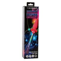 CALEXOTICS - SOUTHERN LIGHTS TAPÓN ANAL CON LUCES 10 VIBRACIONES SILICONA ROSA