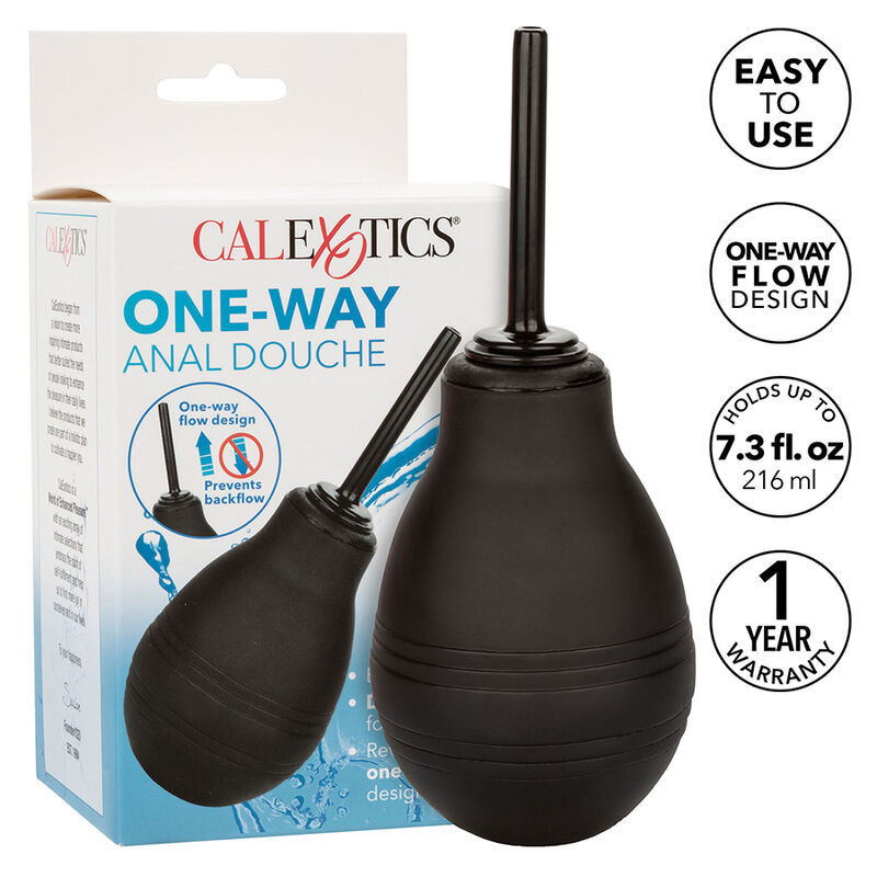 CALEXOTICS - DUCHA ANAL UNIDIRECCIONAL NEGRA