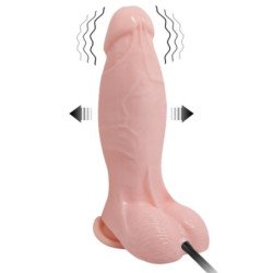 BAILE - DILDO VIBRATORIO E INFLABLE REALISTA DE 18,8 CM