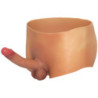 HIDDEN DESIRE - ALTER EGO BOXERSHOT CON PENE 18 CM TALLA L