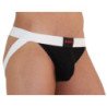 BURN - 004 JOCK NEGRO BRILLANTE / BLANCO M