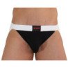 BURN - 004 JOCK NEGRO BRILLANTE / BLANCO XL