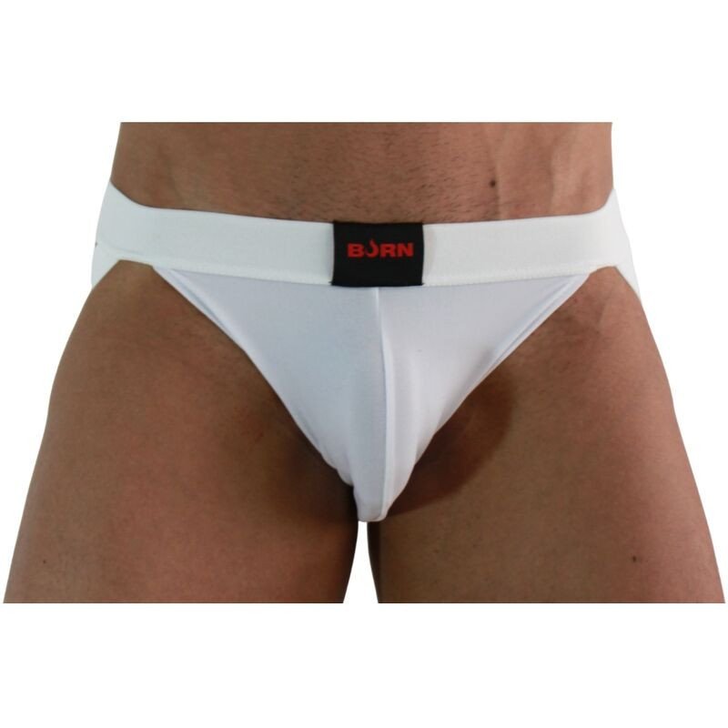 BURN - 007 JOCK LYCRA BLANCA M