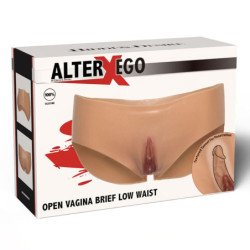 DESEO OCULTO - ALTER EGO BRAGUITA DE VAGINA ABIERTA DE CINTURA BAJA CARNE