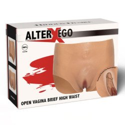 DESEO OCULTO - ALTER EGO BRAGUITA DE VAGINA ABIERTA DE CINTURA ALTA CARNE