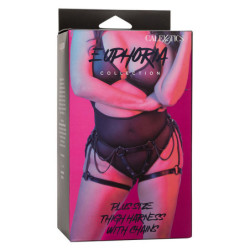 CALEXOTICS - ARNÉS MULTICADENA PARA MUSLOS EUPHORIA PREMIUM TALLA GRANDE
