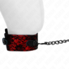 KINK - COLLAR DE ENCAJE CON CINTURÓN DE PIEL AUTÉNTICA DE 105 CM / 44 X 5,5 CM