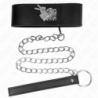 KINK - COLLAR CON CINTURÓN DE 65 CM CON CORREA ANCHA NEGRA AJUSTABLE DE 33,5 A 41 CM X 5 CM