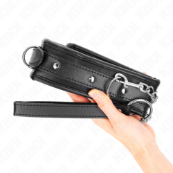 KINK - COLLAR PESADO CON CINTURÓN DE 65 CM, MODELO 1, AJUSTABLE DE 36,5 A 50 CM