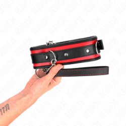 KINK - COLLAR PESADO CON CINTURÓN DE 65 CM, MODELO 2, AJUSTABLE DE 36,5 A 50 CM