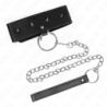 KINK - COLLAR DE 65 CM CON CORREA Y REMACHES PLATEADOS MODELO 2 AJUSTABLE 36-43 CM X 5 CM