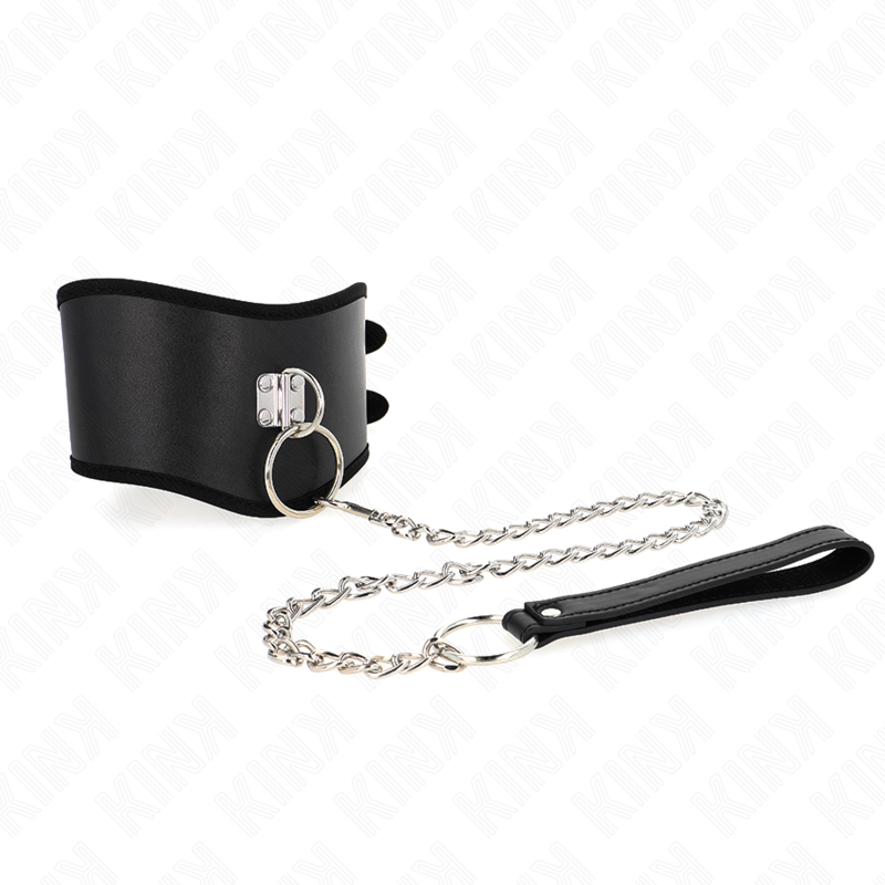 KINK - COLLAR DE 65 CM CON CORREA ANCHA AJUSTABLE DE 40-55 CM X 10 CM