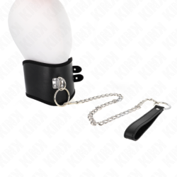 KINK - COLLAR DE 65 CM CON CORREA ANCHA AJUSTABLE DE 40-55 CM X 10 CM