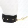 KINK - COLLAR CON CORREA DE IMITACIÓN DE PIEL DE ESPONJA MODELO 1 AJUSTABLE 37-54 CM X 3 CM