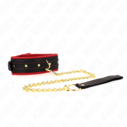 KINK - COLLAR CON CORREA DE TELA LISA AJUSTABLE DE 33-48 CM X 5,7 CM