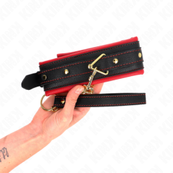 KINK - COLLAR CON CORREA DE TELA LISA AJUSTABLE DE 33-48 CM X 5,7 CM
