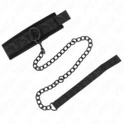 KINK - COLLAR MODELO BÁSICO CON CORREA 77 CM MODELO 5 AJUSTABLE 34-54 CM X 5 CM