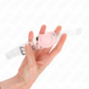 KINK - Mordaza rosa con forma de chupete, 5,5 x 4 cm, ajustable de 43 a 60 cm.