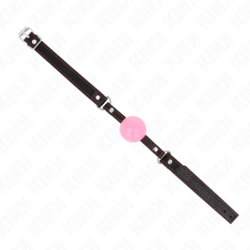 KINK - BOLA DE ORO ROSA, MORDAZA DE 4 CM, 60 x 2 CM