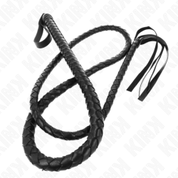 KINK - LÁTIGO DE SERPIENTE NEGRO LARGO  - 210 CM