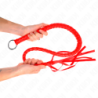 KINK - LÁTIGO DE SERPIENTE CON ANILLO ROJO PARA LA MANO 65 CM
