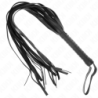 LÁTIGO KINK - NEGRO DE MANGO CORTO Y COLA LARGA DE 70 CM