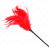 KINK - MÚLTIPLES PLUMAS ROJAS QUE PROVOCAN COSQUILLAS 45 CM