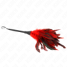 KINK - RED MAIDS PLUMAS DE POLLO CON FORMA DE CUERNO PARA HACER COSQUILLAS 36 CM