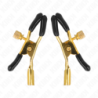 Pinzas para pezones KINK - Oro 6 cm