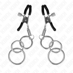 ABRAZADERA DE PEZONES KINK - 3 JUNTAS TÓRICAS DE 6 CM