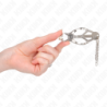 KINK - PINZAS PARA PEZONES CON FORMA DE TRÉBOL JAPONÉS Y PEQUEÑAS CADENAS DE PLATA
