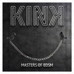 Pinzas para pezones KINK - Cadena plana, color plata, 30 cm