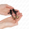 Pinzas para pezones KINK - estilo campana, negras, 7 cm