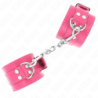 KINK - SUJECIÓN DE MUÑECAS FRAMBUESA ROSA CON FORRO FRAMBUESA ROSA AJUSTABLE 20-28 CM X 5.5 CM
