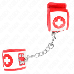 KINK - MINI SUJECIONES DE MUÑECA PARA ENFERMERAS AJUSTABLES 18-23 CM X 5 CM