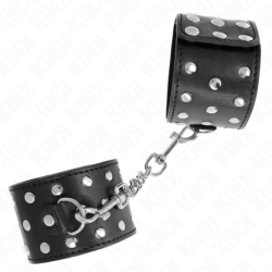 KINK - SUJETADORES DE MUÑECA PUNK AJUSTABLES 19-24 CM X 5,5 CM