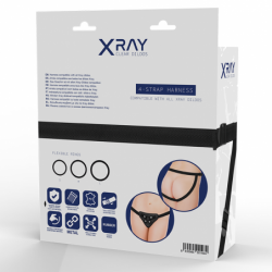 X RAY - ARNÉS CON ANILLOS DE SILICONA