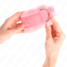 KINK - SUJETADORES DE MUÑECA FORRADOS DE PELO ROSA AJUSTABLES 17-31 CM X 7 CM
