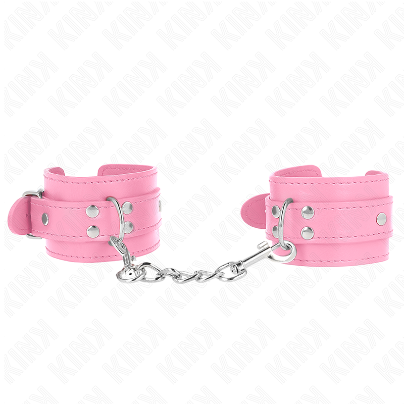 KINK - SUJECIONES DE MUÑECA SENCILLAS ROSA AJUSTABLES 20-23 CM X 5,5 CM