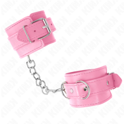 KINK - SUJECIONES DE MUÑECA SENCILLAS ROSA AJUSTABLES 20-23 CM X 5,5 CM