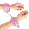 KINK - SUJECIONES DE MUÑECA SENCILLAS ROSA AJUSTABLES 20-23 CM X 5,5 CM