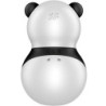 SATISFYER - ESTIMULADOR Y VIBRADOR DE BOLSILLO PANDA BLANCO Y NEGRO