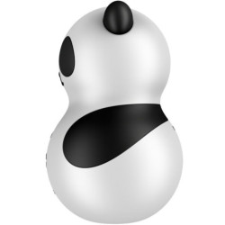 SATISFYER - ESTIMULADOR Y VIBRADOR DE BOLSILLO PANDA BLANCO Y NEGRO