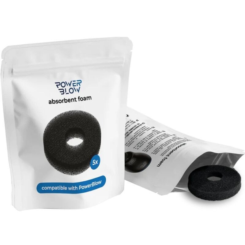 KIIROO - ESPUMA ABSORBENTE POWER BLOW, PAQUETE DE 5