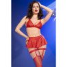 CHILIROSE - CR 4716 CONJUNTO 3 PIEZAS ROJO L